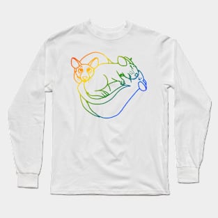 Snuggle Pile (Rainbow Version) Long Sleeve T-Shirt